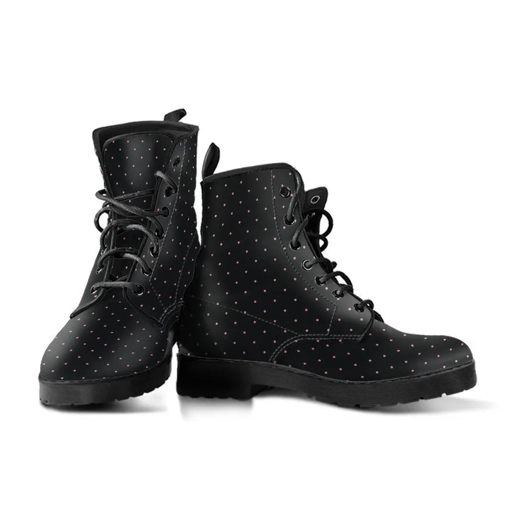 Combat Boots - Gothic Chic | Boho Shoes, Gothic Boots, Vegan Leather Lace Up Boots Women, Aesthetic Shoes, Sorority Shoes